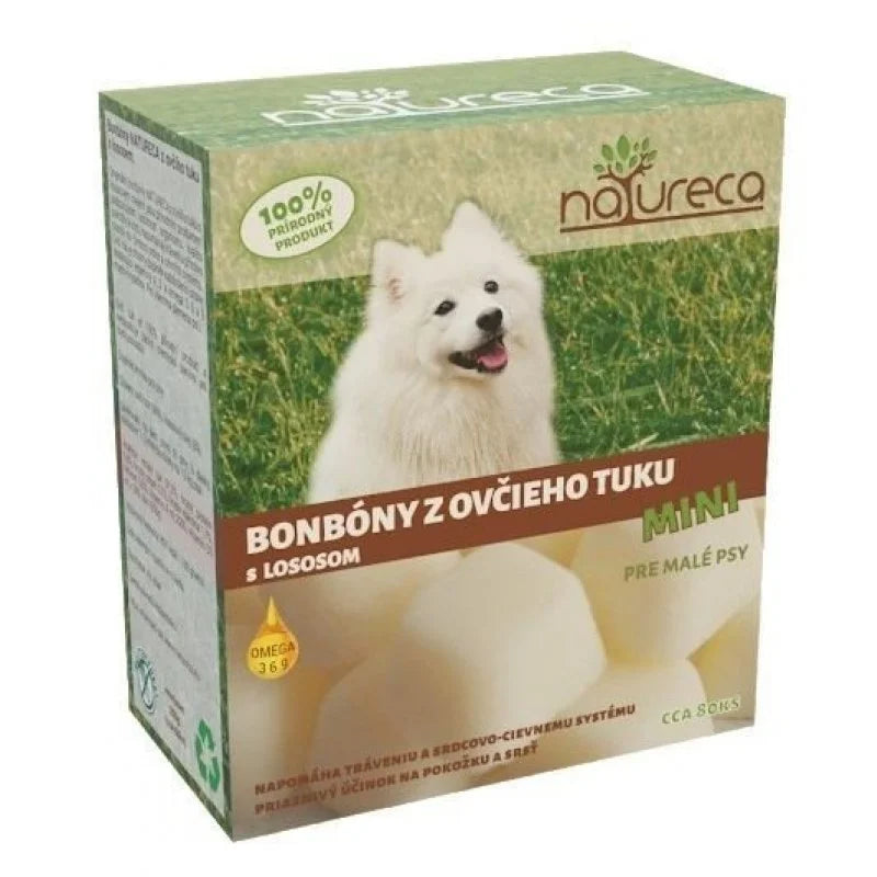 NATURECA Bonbóny z ovčího tuku s lososem Mini 250g