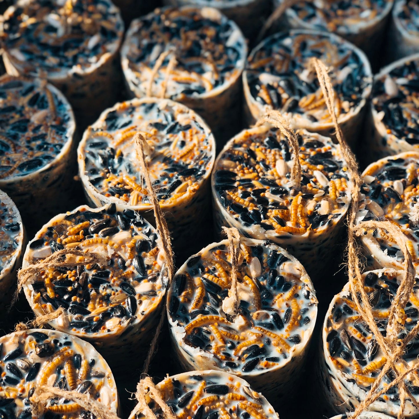 Lojový špalek s moučnými červy 1ks 500g