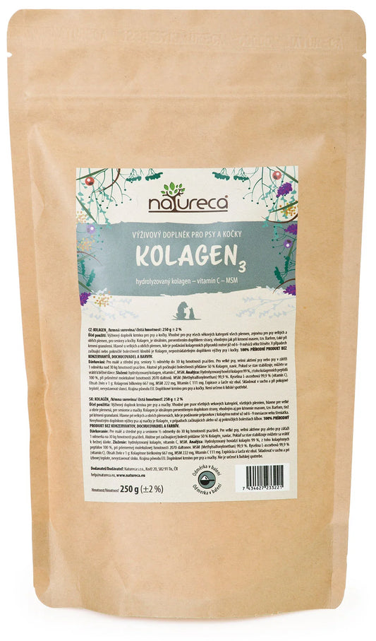 NATURECA Kolagen 3, sušený 250g